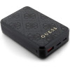 Guess Powerbank 18W GUPB10DP4GEGK 10000mAh black/black 4G Leather Metal Logo - (GUE003270-0)