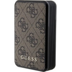 Guess Powerbank 18W GUPB10DP4GEGW 10000mAh brown/brown 4G Leather Metal Logo - (GUE003272-0)