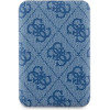 Guess Powerbank inductive 15W GUPB5FP4EMGB 5000mAh blue/blue 4G Leather Metal Logo MagSafe - (GUE003734-0)
