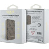 Guess Powerbank inductive 15W GUPB5FP4EMGW 5000mAh brown/brown 4G Leather Metal Logo MagSafe - (GUE003443-0)