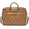 Guess Quilted 4G bag for a 16 laptop - brown - (GUE003712-0)