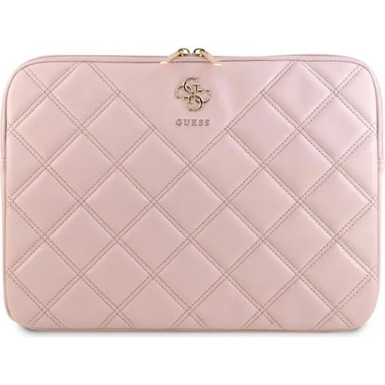 Guess Quilted 4G cover for a 14 laptop - pink - (GUE003704-0)