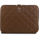 Guess Quilted 4G cover for a 14'' laptop - brown - (GUE003703-0)