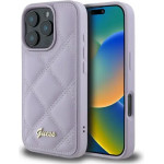 Guess Quilted Metal Logo case for iPhone 16 Pro Max - light purple - (GUE003908-0)