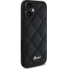 Guess Quilted Metal Logo iPhone 16 Plus Case - Black - (GUE003902-0)