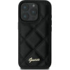 Guess Quilted Metal Logo iPhone 16 Pro Case - Black - (GUE003903-0)