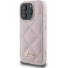 Guess Quilted Metal Logo iPhone 16 Pro Case - Pink - (GUE003905-0)