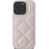 Guess Quilted Metal Logo iPhone 16 Pro Case - Pink - (GUE003905-0)
