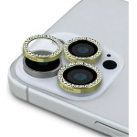 Guess Rhinestone Camera Lens Glass for iPhone 16 Pro / 16 Pro Max - Gold - (GUE004387-0)