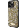 Guess Rhinestone Metal Logo case for iPhone 15 Pro - yellow - (GUE003116-0)