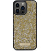 Guess Rhinestone Metal Logo case for iPhone 15 Pro - yellow - (GUE003116-0)