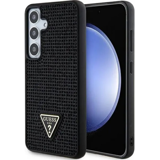 Guess Rhinestone Triangle case for Samsung Galaxy S24 - black - (GUE003654-0)