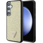 Guess Rhinestone Triangle case for Samsung Galaxy S24 - gold - (GUE003660-0)