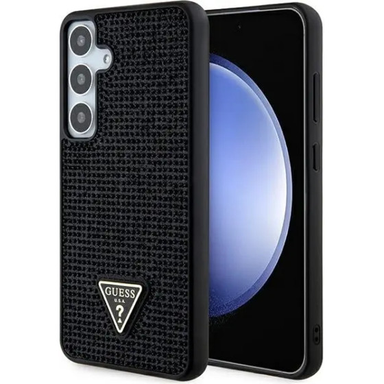 Guess Rhinestone Triangle case for Samsung Galaxy S24+ - black - (GUE003655-0)