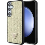 Guess Rhinestone Triangle case for Samsung Galaxy S24+ - gold - (GUE003661-0)