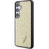 Guess Rhinestone Triangle case for Samsung Galaxy S24+ - gold - (GUE003661-0)