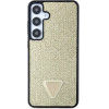 Guess Rhinestone Triangle case for Samsung Galaxy S24+ - gold - (GUE003661-0)