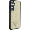 Guess Rhinestone Triangle case for Samsung Galaxy S24+ - gold - (GUE003661-0)