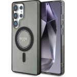 Guess Rhinestones Printed Classic Logo MagSafe Samsung Galaxy S25 Ultra case black - (GUE004316-0)