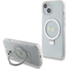 Guess Ring Stand Script Glitter MagSafe case for iPhone 15 / 14 / 13 - transparent - (GUE003422-0)
