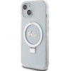 Guess Ring Stand Script Glitter MagSafe case for iPhone 15 / 14 / 13 - transparent - (GUE003422-0)