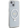 Guess Ring Stand Script Glitter MagSafe case for iPhone 15 / 14 / 13 - transparent - (GUE003422-0)