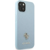 Guess Saffiano 4G Small Metal Logo case for iPhone 13 mini - blue - (GUE002480-0)