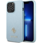 Guess Saffiano 4G Small Metal Logo Case for iPhone 13 Pro / 13 - Blue - (GUE002482-0)