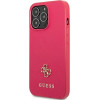 Guess Saffiano 4G Small Metal Logo case for iPhone 13 Pro / 13 - pink - (GUE002478-0)