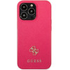Guess Saffiano 4G Small Metal Logo case for iPhone 13 Pro / 13 - pink - (GUE002478-0)
