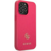 Guess Saffiano 4G Small Metal Logo case for iPhone 13 Pro / 13 - pink - (GUE002478-0)