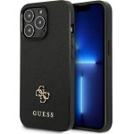 Guess Saffiano 4G Small Metal Logo case for iPhone 13 Pro / 13 6.1 - black - (GUE002092-0)