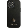 Guess Saffiano 4G Small Metal Logo case for iPhone 13 Pro / 13 6.1 - black - (GUE002092-0)