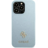 Guess Saffiano 4G Small Metal Logo case for iPhone 13 Pro Max - blue - (GUE002483-0)