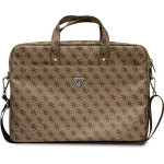 Guess Saffiano 4G Triangle Logo bag for a 16'' laptop - brown - (GUE002442-0)