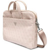 Guess Saffiano 4G Triangle Logo bag for a 16'' laptop - pink - (GUE002443-0)
