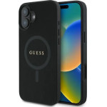 Guess Saffiano Classic Logo MagSafe case for iPhone 16 - black - (GUE004115-0)