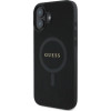 Guess Saffiano Classic Logo MagSafe case for iPhone 16 - black - (GUE004115-0)