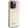 Guess Saffiano Iridescent Script case for iPhone 14 Pro - gold - (GUE003452-0)
