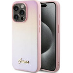 Guess Saffiano Iridescent Script case for iPhone 14 Pro Max - pink - (GUE003449-0)