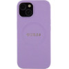 Guess Saffiano MagSafe case for iPhone 15 Plus - purple - (GUE003310-0)