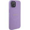 Guess Saffiano MagSafe case for iPhone 15 Plus - purple - (GUE003310-0)
