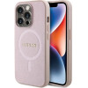 Guess Saffiano MagSafe case for iPhone 15 Pro - pink - (GUE003124-0)