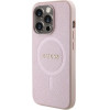 Guess Saffiano MagSafe case for iPhone 15 Pro - pink - (GUE003124-0)