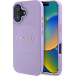 Guess Saffiano MagSafe iPhone 16 Case - Purple - (GUE004079-0)