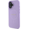 Guess Saffiano MagSafe iPhone 16 Case - Purple - (GUE004079-0)