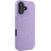 Guess Saffiano MagSafe iPhone 16 Case - Purple - (GUE004079-0)