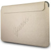 Guess Saffiano Script case for a 13 laptop - gold - (GUE001401-0)