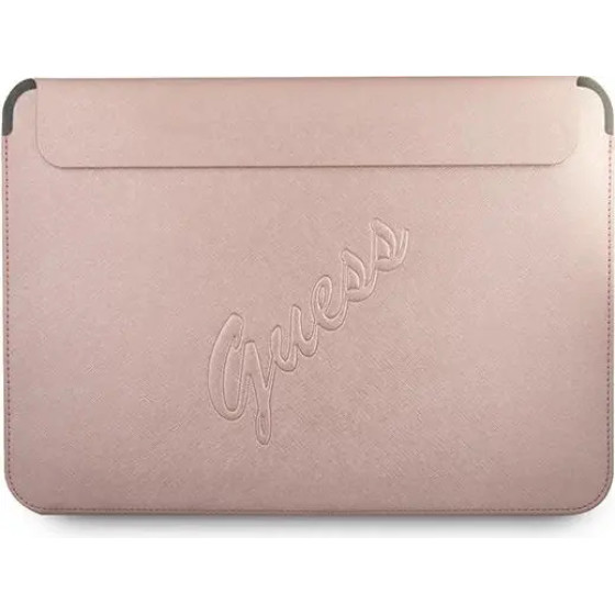 Guess Saffiano Script cover for a 13 laptop - pink - (GUE001402-0)