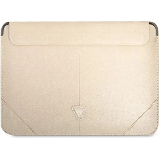 Guess Saffiano Triangle Logo case for a 14 laptop - beige - (GUE001827-0)